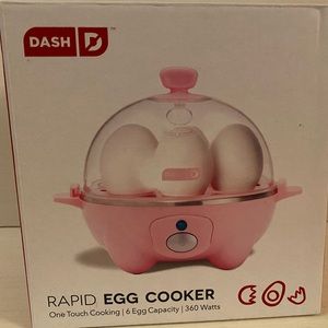 Dash Rapid Egg Cooker 6 Egg Capacity Electric Egg Cooker PINK